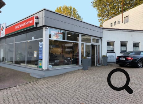 Eingang Autohaus Küntzer